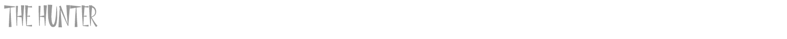 The Hunter font preview